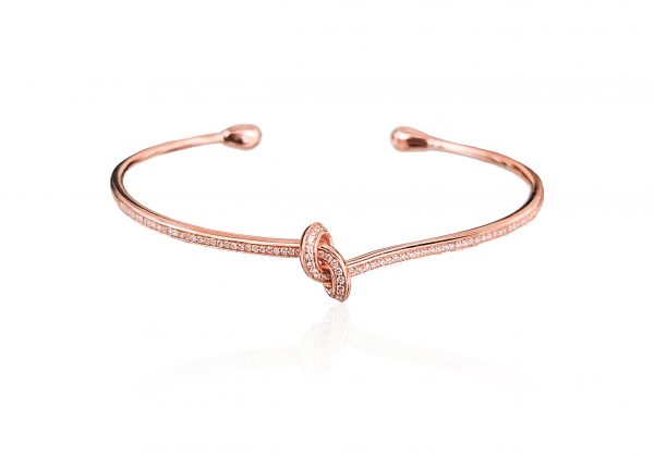 rose gold 18K bracelet with diamonds