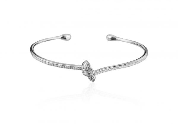 white gold 18K bracelet with diamonds