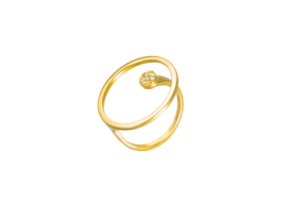 yellow gold 18K with diamonds